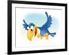 Bike Flight - Humpty Dumpty-James Rhinehelder-Framed Giclee Print