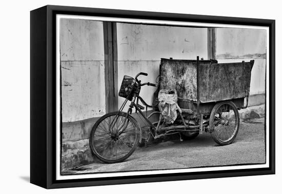 Bike Great Mosque Xi'an in the Muslim Quarter-Darrell Gulin-Framed Stretched Canvas