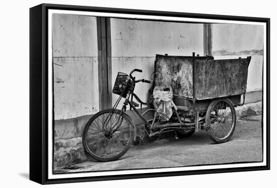 Bike Great Mosque Xi'an in the Muslim Quarter-Darrell Gulin-Framed Stretched Canvas