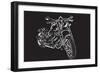 Bike Harley-Trankvilizator-Framed Premium Giclee Print