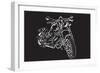 Bike Harley-Trankvilizator-Framed Art Print