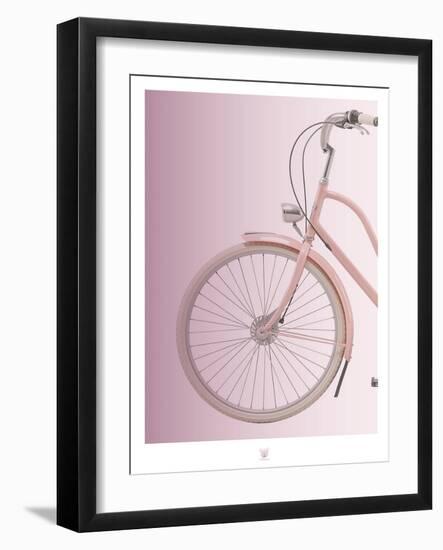 Bike I-TypeLike-Framed Art Print
