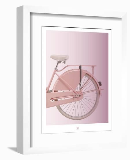 Bike II-TypeLike-Framed Art Print