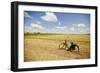 Bike in a Field in the Dutch Countryside North of Amsterdam, Netherlands-Carlo Acenas-Framed Photographic Print