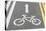 Bike Lane, Road For Bicycles-ChamilleWhite-Stretched Canvas