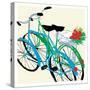 Bike Lovers-Jenny Frean-Stretched Canvas