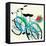 Bike Lovers-Jenny Frean-Framed Stretched Canvas