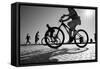 Bike on Lisbon-Moises Levy-Framed Stretched Canvas