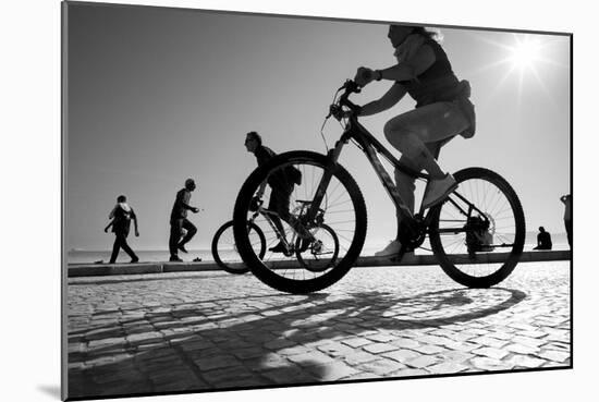 Bike on Lisbon-Moises Levy-Mounted Giclee Print