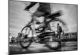 Bike on Paris 1-Moises Levy-Mounted Giclee Print