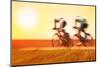 Bike Race, Motion Blur-soupstock-Mounted Photographic Print