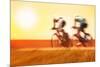 Bike Race, Motion Blur-soupstock-Mounted Photographic Print