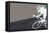 Bike Race-null-Framed Stretched Canvas