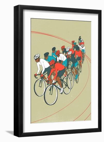 Bike Race-Eliza Southwood-Framed Giclee Print