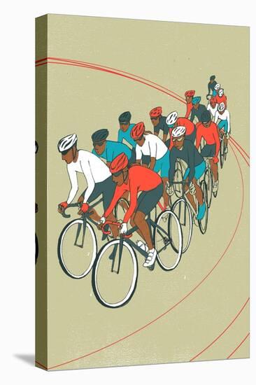 Bike Race-Eliza Southwood-Stretched Canvas