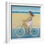 Bike Ride on the Boardwalk (Female)-Terri Burris-Framed Art Print