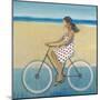 Bike Ride on the Boardwalk (Female)-Terri Burris-Mounted Art Print