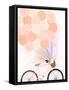 Bike Ride with Balloons-Anna Quach-Framed Stretched Canvas