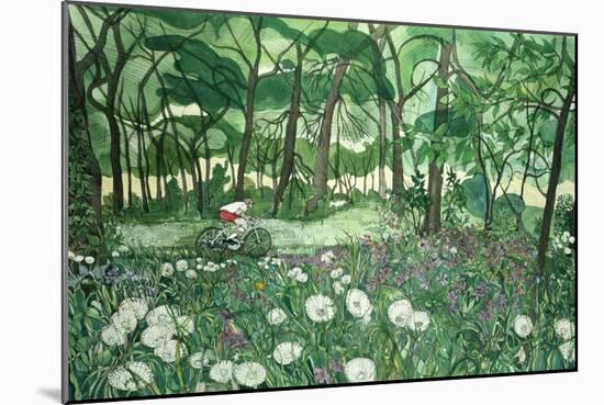 Bike Rider-Mark McMahon-Mounted Giclee Print