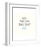 Bike Seat-Urban Cricket-Framed Art Print