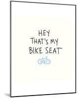 Bike Seat-Urban Cricket-Mounted Art Print