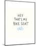 Bike Seat-Urban Cricket-Mounted Art Print