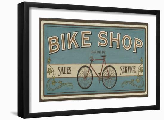 Bike Shop I-Erica J. Vess-Framed Art Print