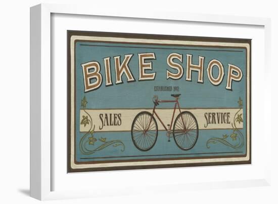 Bike Shop I-Erica J. Vess-Framed Art Print