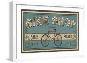 Bike Shop I-Erica J. Vess-Framed Art Print