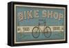 Bike Shop I-Erica J. Vess-Framed Stretched Canvas