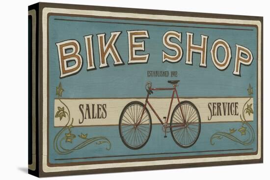 Bike Shop I-Erica J. Vess-Stretched Canvas