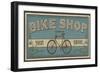 Bike Shop I-Erica J. Vess-Framed Premium Giclee Print