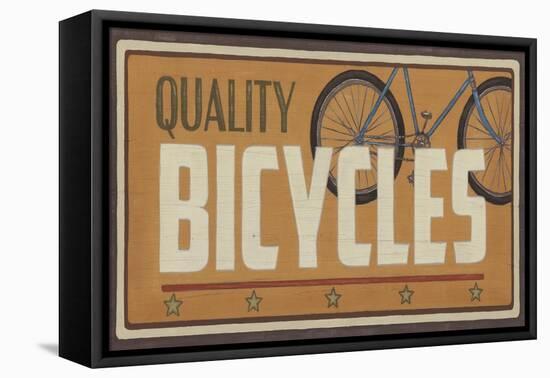 Bike Shop III-Erica J. Vess-Framed Stretched Canvas