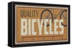 Bike Shop III-Erica J. Vess-Framed Stretched Canvas