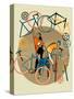 Bike Shop-Eliza Southwood-Stretched Canvas