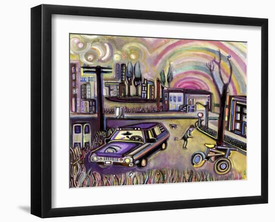 Bike Thief-Josh Byer-Framed Giclee Print