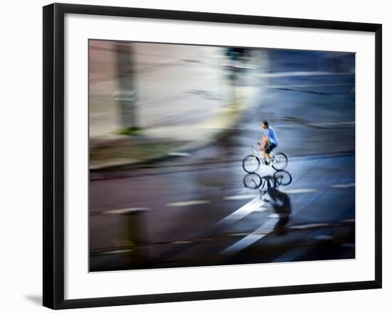 Bike Trick-Felipe Rodriguez-Framed Photographic Print
