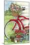 Bike With Birds And Flowers Flag-Melinda Hipsher-Mounted Giclee Print