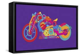 Bike-Yoni Alter-Framed Stretched Canvas