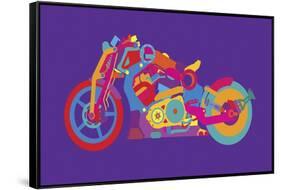 Bike-Yoni Alter-Framed Stretched Canvas