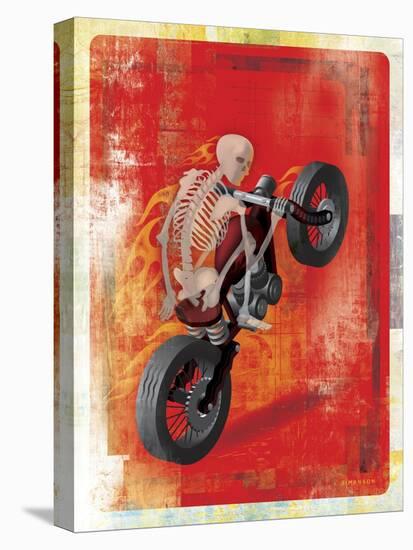 Biker 2-Greg Simanson-Stretched Canvas