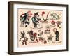 Biker Authentic Tattoo Flash by Norman Collins, aka, Sailor Jerry-null-Framed Art Print