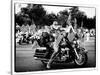 Biker, Harley Davidson, Black and White Photography, Vintage, California, United States-Philippe Hugonnard-Stretched Canvas