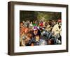 Bikers sur l’herbe-Barry Kite-Framed Art Print