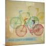 Bikes 1-Stella Bradley-Mounted Giclee Print