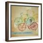 Bikes 1-Stella Bradley-Framed Giclee Print