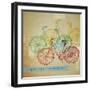 Bikes 1-Stella Bradley-Framed Giclee Print