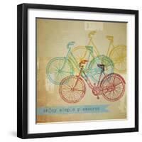 Bikes 1-Stella Bradley-Framed Premium Giclee Print