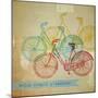 Bikes 1-Stella Bradley-Mounted Premium Giclee Print