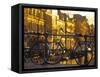 Bikes, Amsterdam, Holland-Peter Adams-Framed Stretched Canvas